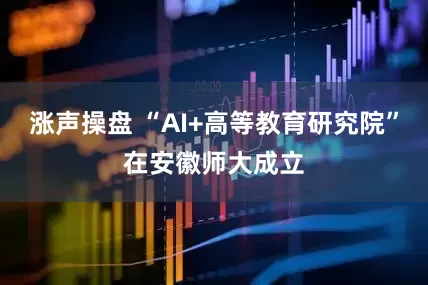 涨声操盘 “AI+高等教育研究院”在安徽师大成立